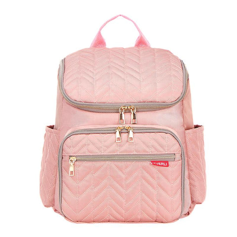 Bags Function Large Capacity Diaper Bag Embroidery Waterproof and-BS00054-Veeddydropshipping