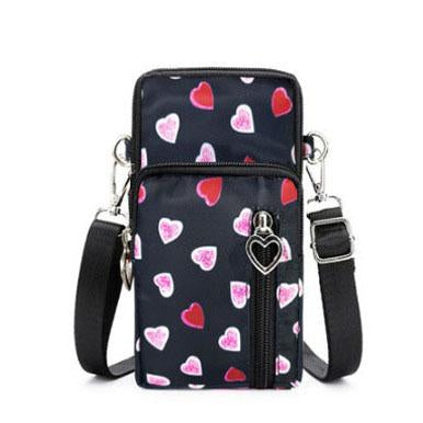 Bag Cute Girl Cell Phone Sweet Key Coin Storage Organizer Crossbody-BS00356-Veeddydropshipping