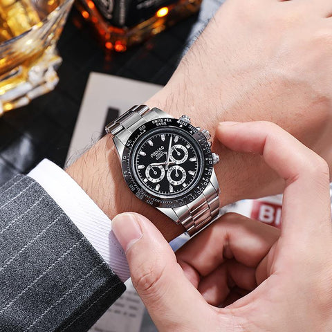 Luxury Famous Watches For Men Stainless Steel  Quartz Wristwatches -JW00819-Veeddydropshipping