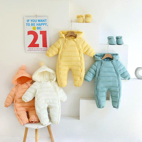 Winter Baby Clothes for Newborn Girls Boys Rompers Warm Jumpsuit-TB00702-Veeddydropshipping