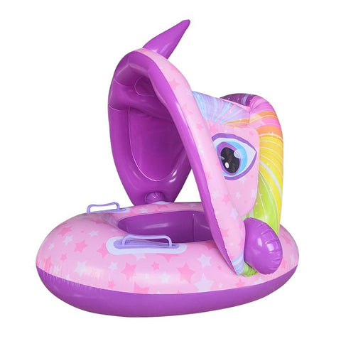 Baby Inflatable Swimming Rings Seat for 1-4Y Children Floating Sun Shade Swim Circle-OS00045-Veeddydropshipping