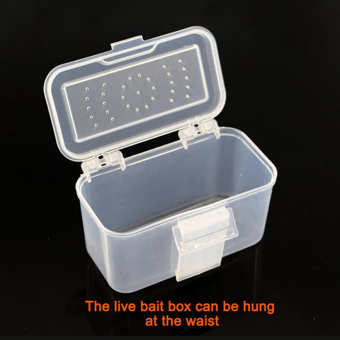 Fishing Bait Box Portable Hanging Waist Red Worm Live Bait Insect Bait Box Fishing Tackle Box-OS00469-Veeddydropshipping