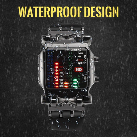 Smartwatch Square  LED Digital Casual Bracelet Wrist Watch-JW01145-Veeddydropshipping