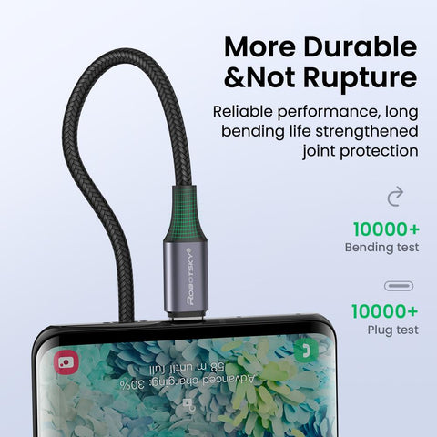 USB C to USB Type C  PD 100W ELbow Cable For Samsung S20 Xiaomi mi 11 MacBook iPad Quick-PA01024-Veeddydropshipping
