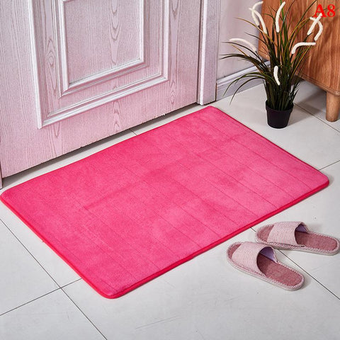 Coral Fleece Carpet Non-Slip Bath Mat-HA00515-Veeddydropshipping