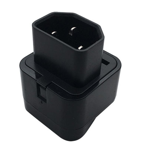 2pcs International Computer Plug Adapter IEC 320 C13 to C14 Power Outlet PDU Plug -CE00236-Veeddydropshipping