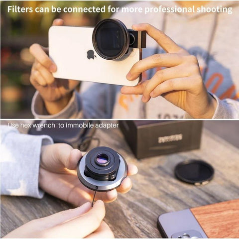 1.55XT Anamorphic Lens for iPhone 14 13 12 Samsung-PA01234-Veeddydropshipping