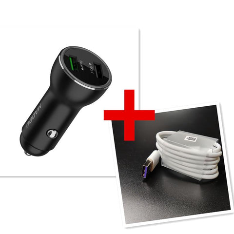 Car Charger 40W Super Charge Fast charging 5A Type C cable-Veeddydropshipping