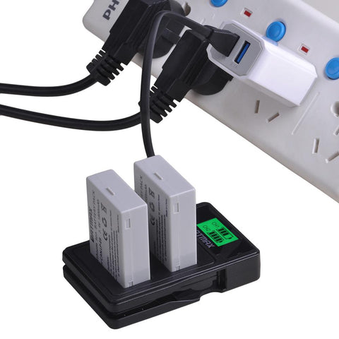 2Pcs 1800mah LP-E8 LP E8 LPE8 Camera Battery for Canon EOS 550D 600D 650D 700D -CE00299-Veeddydropshipping