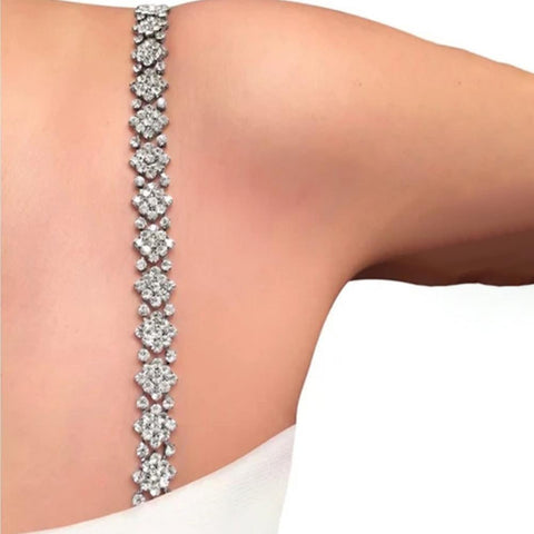 Crystal Shoulder Strap Bra Chain for Women Wedding Jewelry-JW01382-Veeddydropshipping