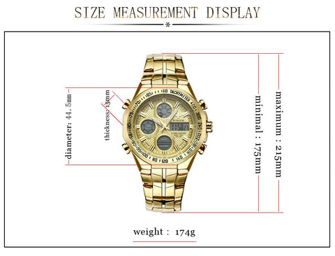 Luxury Watch Mens Original Quartz Wrist Steel Waterproof -JW00771-Veeddydropshipping