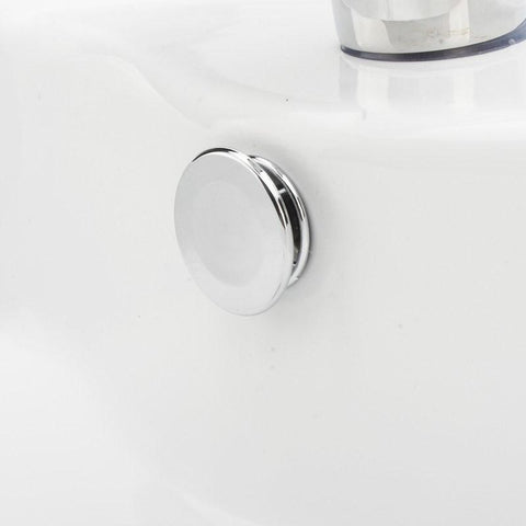Sink Hole Round Overflow Cover Ceramic Pots-HA01033-Veeddydropshipping