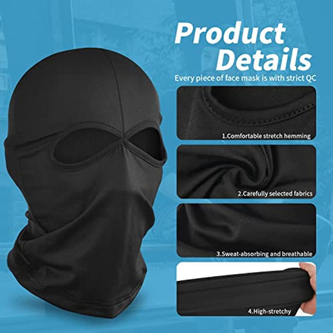 Balaklava Mask Quick Dry Men Motorcycle  Padded Hat UV Protection Ski Mask Outdoor-OS01082-Veeddydropshipping