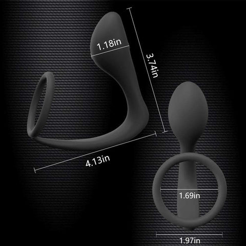 Anus Prostate Massage Organ Anal Plug Silicone Male Prostate Massager Adult -BH01288-Veeddydropshipping