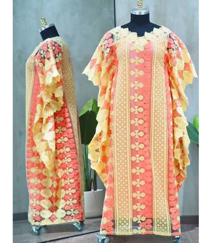 African Women Clothing  Abaya Maxi Dresses-WF01494-Veeddydropshipping