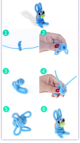 Chenille Stems Stick Cleaners Educational Toys Handmade-HA00033-Veeddydropshipping