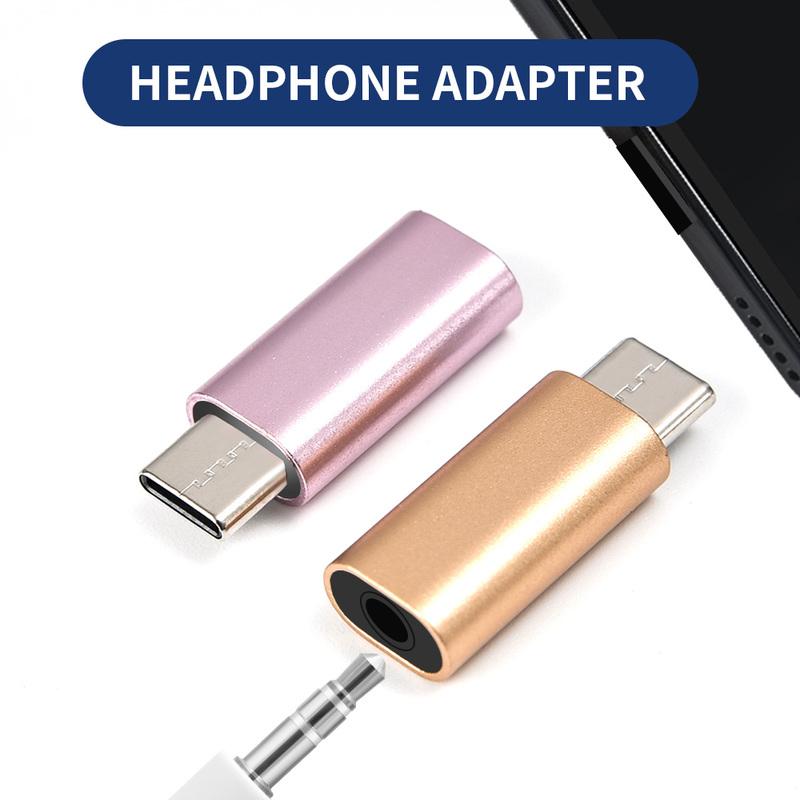 Type-C Adapter Male Type C To Female 3.5mm Adapter for Macbook Xiaomi Huawei -CE00103-Veeddydropshipping