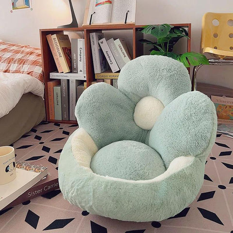 Flower Cushion Plush Decorative Pillow for Chair-HA00569-Veeddydropshipping