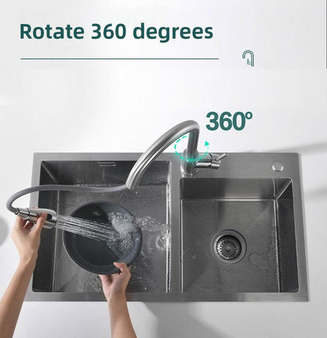 Kitchen Type Pull-out Faucet Retractable-TI00642-Veeddydropshipping