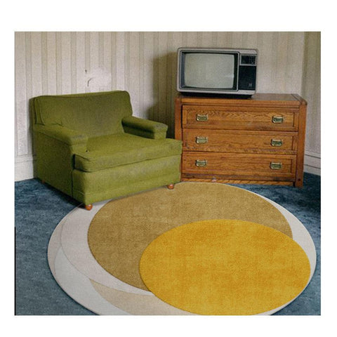 Modern Light Round Carpet Lounge Bedroom Mat-HA00551-Veeddydropshipping