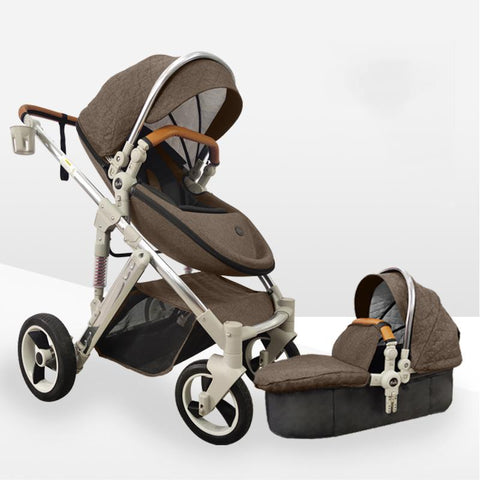 2 In 1 Baby Stroller Eggshell Type Is Suitable for Newborn Babies High-TB00383-Veeddydropshipping