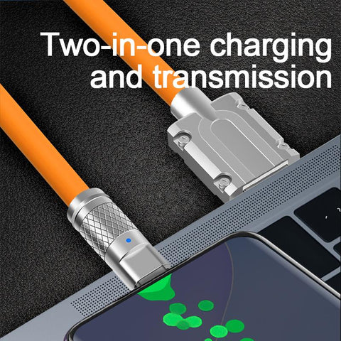 Super Fast Charge Type-C 120W 6A Liquid Silicone Cable Charger Data Cable-PA00407-Veeddydropshipping