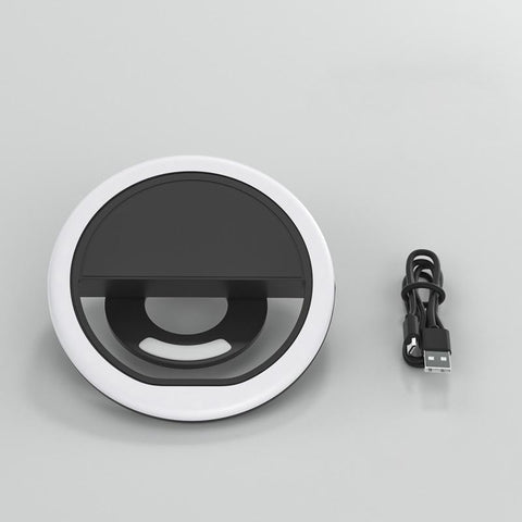 USB Charge Led Selfie Ring Light Mobile Phone Lens LED Selfie Lamp Ring for iPhone-PA00794-Veeddydropshipping