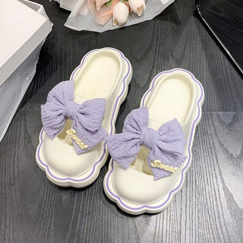 Summer Shoes Slippers Women Indoor Plush Home-BS01082-Veeddydropshipping