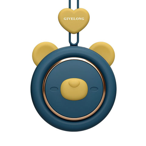 Mini Bladeless Fan Neck Band Hands Free Cute Pet Hanging Rope Portable -CE00693-Veeddydropshipping