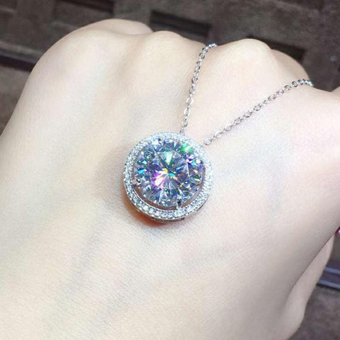 925 Sterling Silver Charm Pendants Necklace For Women Fine Jewelry-JW00055-Veeddydropshipping