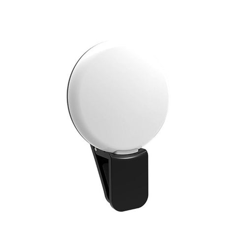 Mini Selfie Ring Light LED Flash Phone Lens Light USB Rechargeable Clip Mobile Phone-PA00826-Veeddydropshipping