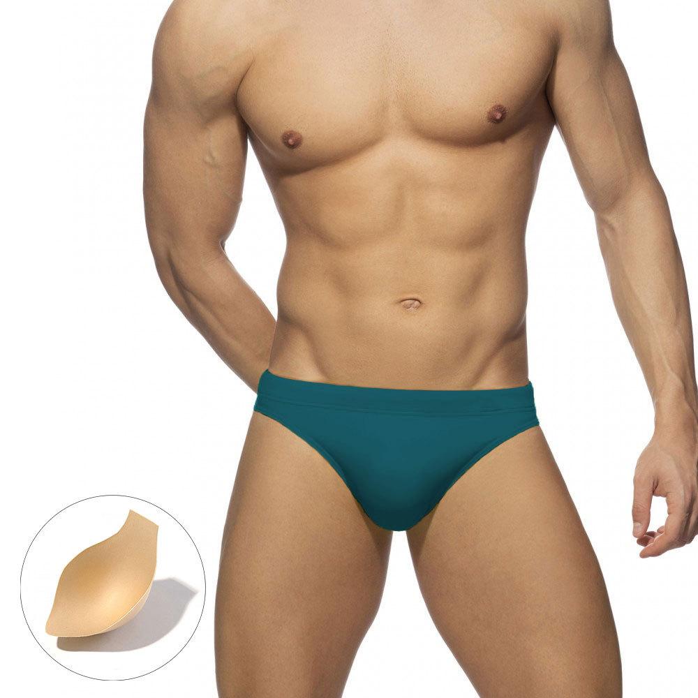 Solid Swimsuit Men 2023 Low Waist Bathing Suit Fashion Men&#39;s Swimwear Briefs -OS00076-Veeddydropshipping