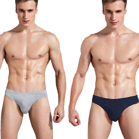 underwear solid color royal blue gray men fashion pants-MF01552-Veeddydropshipping