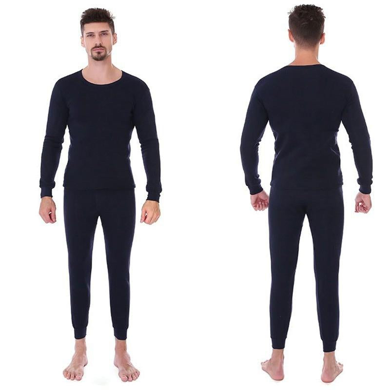Mannen Thermisch Ondergoed Sets Dunne Fleece Effen-MF01538-Veeddydropshipping