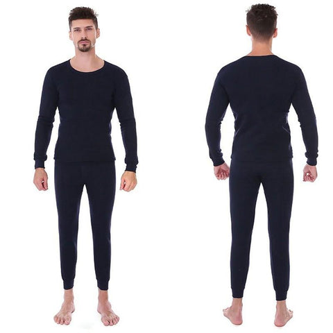 Mannen Thermisch Ondergoed Sets Dunne Fleece Effen-MF01538-Veeddydropshipping