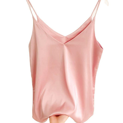 Camisole Slim Vest Sexy Women Sleeveless V-Neck-Veeddydropshipping