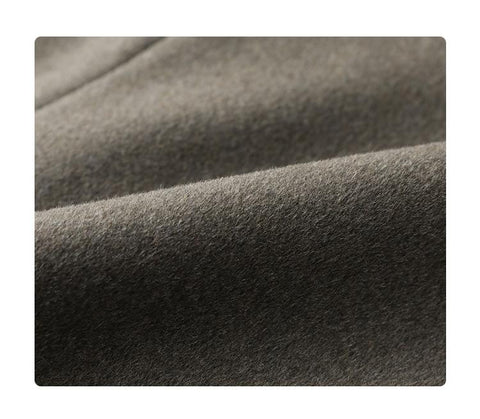 Women Woolen Coat Solid  Retro Clip Cotton Double-breasted-Veeddydropshipping