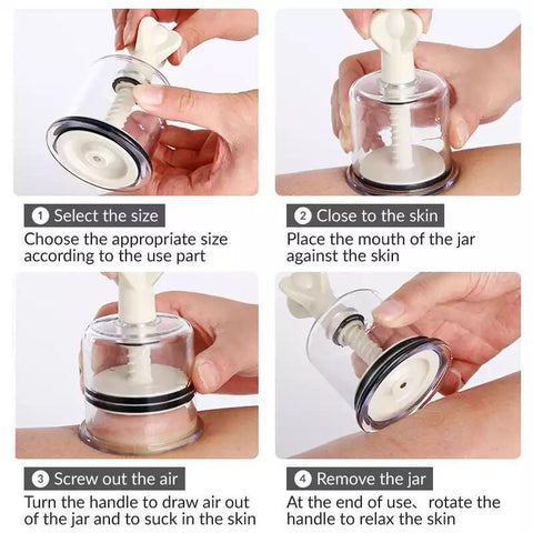 Vacuum Cans Banks Hand-twisted Massage Jars-BH00899-Veeddydropshipping