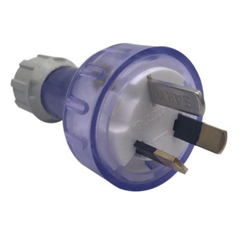 Transparent Copper 10A/15A 250V AU 3Pin male female detachable wiring plug Australia -CE00162-Veeddydropshipping