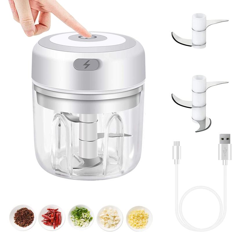 Mini Electric Garlic Chopper Mincer USB Charging Ginger-HA01944-Veeddydropshipping