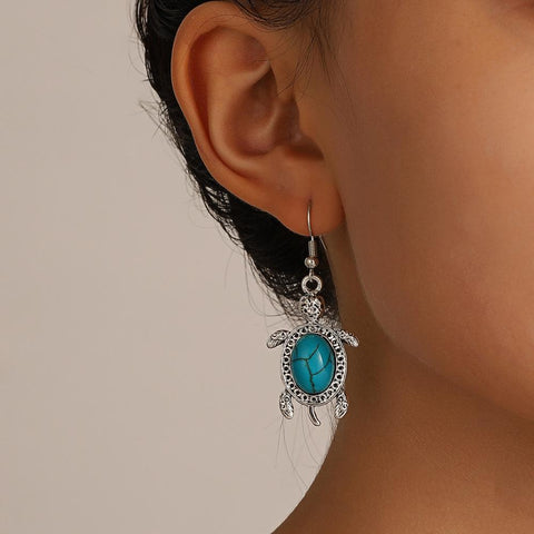 fashion new turquoise exotic lady three-piece jewelry set -JW00343-Veeddydropshipping