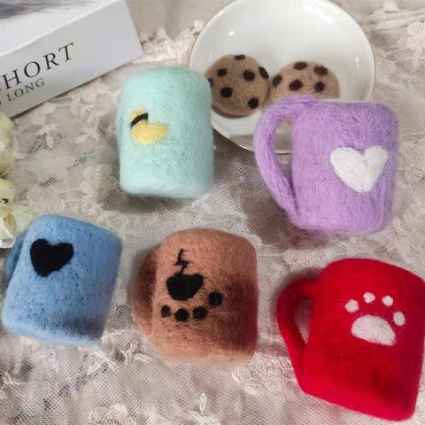 DIY Baby Wool Felt Milk Bottle+Cookies Decorations Newborn Photography-TB00777-Veeddydropshipping