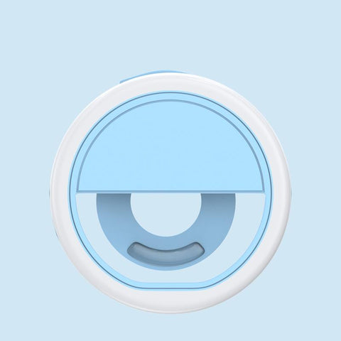 USB Rechargeable LED Selfie Ring Light Mobile Phone Fill Light Lens LED Selfie Lamp Ring-PA00798-Veeddydropshipping