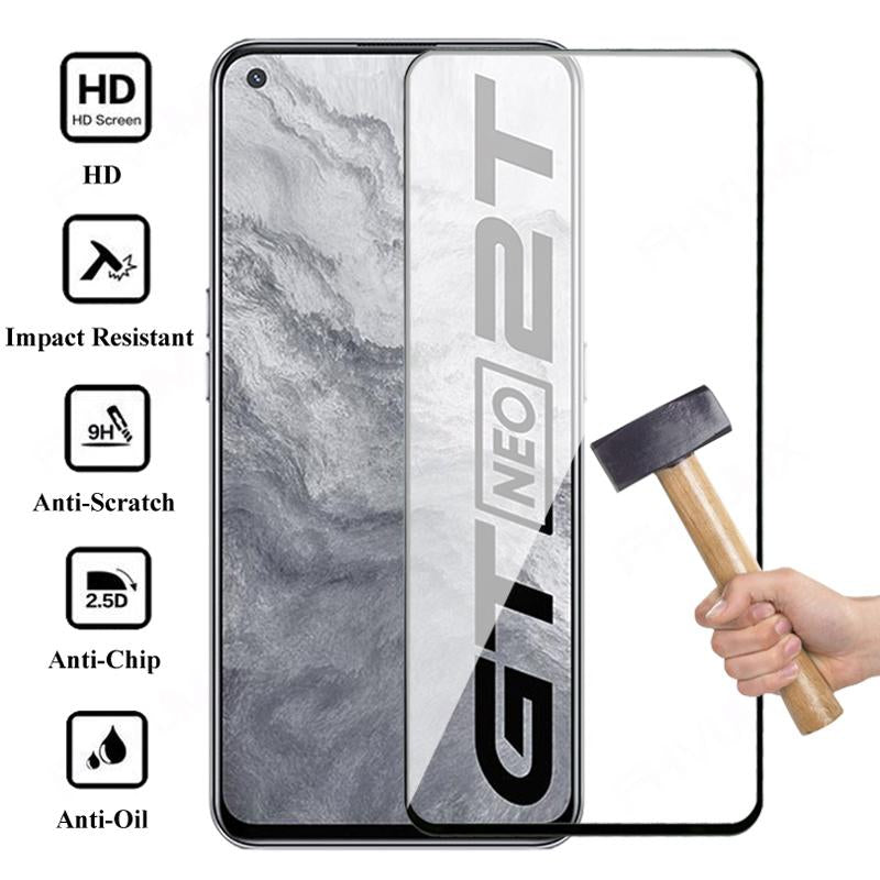 100D Safety Tempered Glass For Realme X X2 X3 X7 X50 Pro Screen Protector GT2-PA00584-Veeddydropshipping