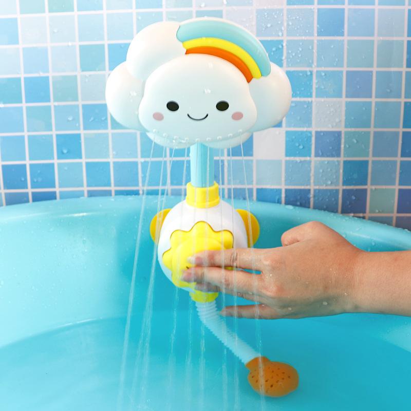 Baby Bath Toys Cloud Bathtub Showers Bathing Spouts Suckers Folding Faucet Children-TB00501-Veeddydropshipping