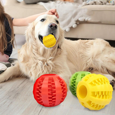 Dog Puzzle Toy Treat Ball Tooth Cleaning Toy-HA01518-Veeddydropshipping
