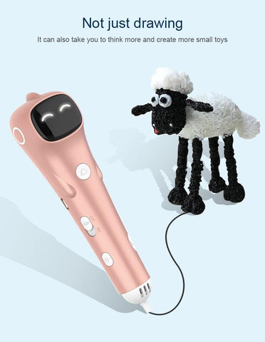 Wireless 3D Printing Pen Voice Prompt USB RechargeableCO01253-Veeddydropshipping