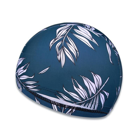 New Printed Men Swimming Cap Women Long Hair Swim Pool Hat Sports Adults -OS00032-Veeddydropshipping