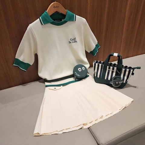 Original Single Summer Golf Women's Clothing Short-sleeved T-shirt Sports -OS00731-Veeddydropshipping