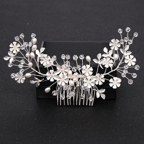 Wedding Hair Combs Hair Accessories-WF01285-Veeddydropshipping